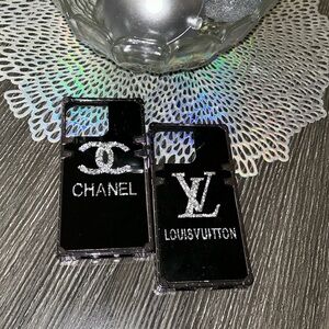 BUNDLE DEAL!!  Both Silver and black luxury case for I phone 14